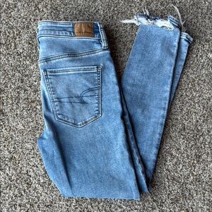 American Eagle Outfitters Blue Skinny Jeans